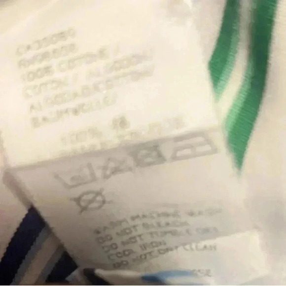 Paul & Shark multi striped short sleeve cotton button down  sport golf shirt 44 - Picture 5 of 5